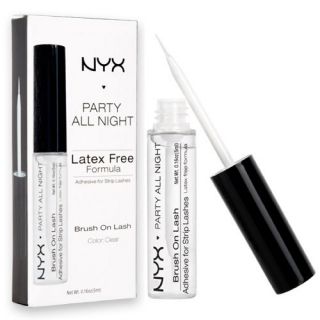 NYX Cosmetics Latex Gluten Free Eye Lash Glue Clear Color Free