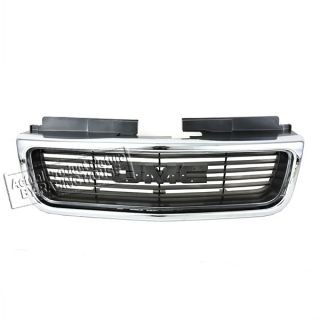 98 04 GMC Sonoma Jimmy Sle SLT Bright Argent Front Grille Grill