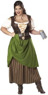 Sexy Womens Medieval Tavern Bar Wench Maid Costume