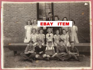 1941 School Photo Goderich Ontario SS Goderich