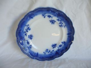 Antique Flow Blue Dinner Plate St Louis Johnson Bros England