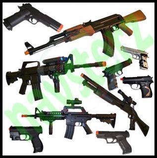  Get 10x airsoft guns for one great deal Get 4x airsoft spring rifles