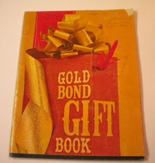 1962 Gold Bond Stamps Gift Book Catalog