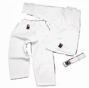 WHITE Karate Martial Arts Gi Uniform #000 tkd Child Small 8 10 New