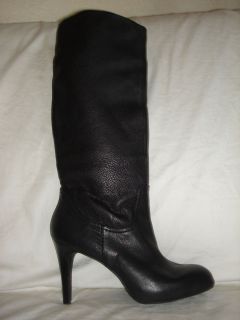 Enzo Angiolini Gibbons Womens Shoes Size 8 5 Black Boots Knee High