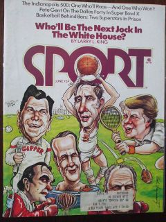 1976 Sport Magazine Gerald Ford Ronald Reagan George Wallace