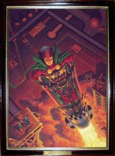 Gerald Walker Original Mister Miracle Oil Painting After Kirbys 1