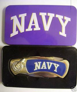 Navy Collector Knife Tin Display Gift Box