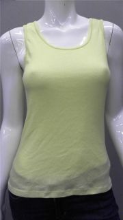Faded Glory Ladies Womens XL Sleeveless Tank T Shirt Tee Neon Green
