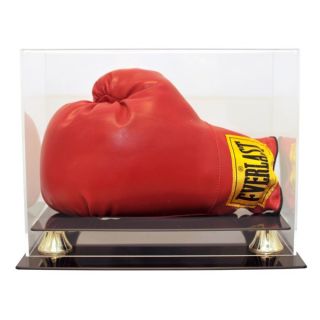 Horizontal Boxing Glove Display Case w Free Nameplate and Engraving