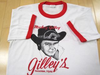 Gilleys 80s Vintage Mickey Gilley Ringer T Shirt Texas Country Music