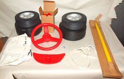 Vintage Go Cart Racer Kit Marx Soap Box Car Pedal Bulit Your Own