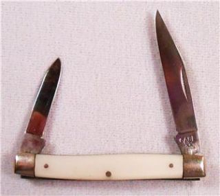 Vintage Case XX 9233 Two Blade Pocketknife Simulated Pearl Grips