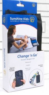 Sunshine Kids Change N Go Travel Diaper Kit Stroller Accessory Pad