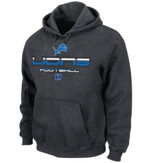 Detroit Lions 1st and Goal V Hoodie Charcoal