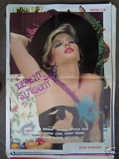 Ten Little Maidens Ginger Lynn YUGO Movie Poster 1985