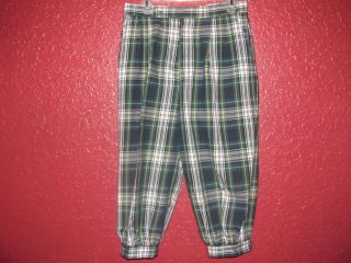 VINTAGE WOOL GOLF GOLFING KNICKERS PANTS SHORTS DIVOTS SIZE 30 TO 33
