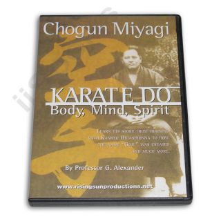 Chogun Miyagi Okinawan Goju Ryu Karate Do DVD George Alexander
