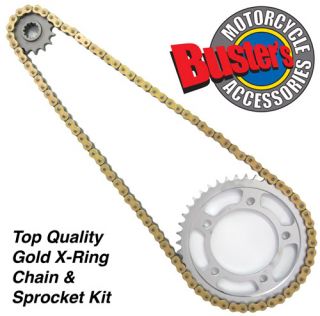  (030815) and rear sprocket (569146) and X Ring Gold Chain (612110