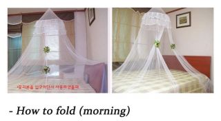 White Canopy Mosquito Net Princess Mosquito Net