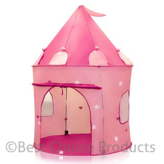 Play Tent Childs Pink Princess Castle Kid Play House Girl Fairy House