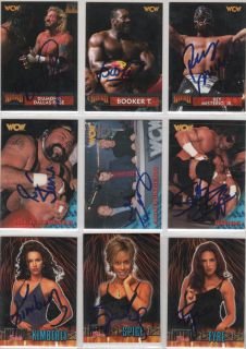Spice Nitro Girls WCW Wrestling Signed 1999 Topps Card COA