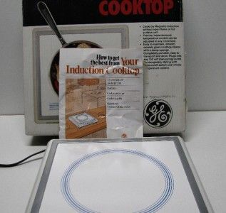 GE Portable Induction Magnetic Cooktop JIC100H MIB Great Stove for RV