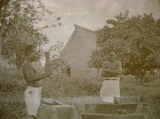  Fiji Natives Playing Hollow Drums by William Edgar Geil CA 1901