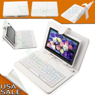  Google Android 4 0 Tablet PC 4GB Capacitive Touch Screen Keyboard Case