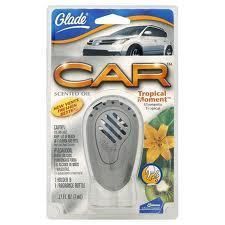 Glade Car Scented Oil Clip on Freshener Tropical Moment