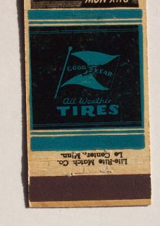  , Reeves Magnolia Stations, Gladewater, Gregg County, Texas Matchbook