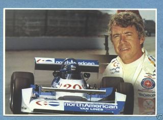Oz Postcard Gordon Johncock Indy 500 Race Car Driver