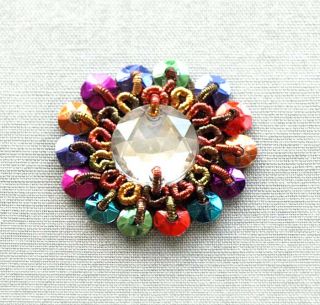  gems. Each applique patchincorporates dozens of these beads, and every