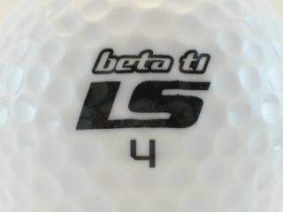 Beta TI LS Logo Golf Ball 4207