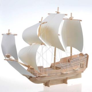 3D Sailing Boat Gothenburg Woodcraft Construction Kit Wood Model SHIP