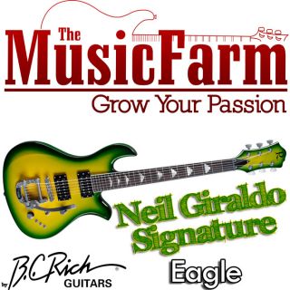 Rich Neil Giraldo Signature Series Eagle Electric Guitar Green Burst