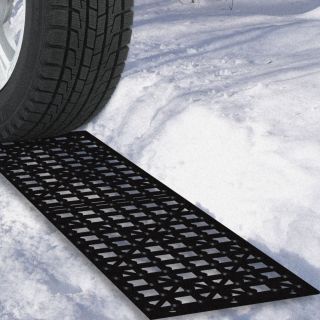 Trademark Tools Car Tire Snow Grabber Mats 2 PC Durable Plastic