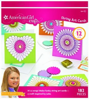 Features of American Girl Crafts Art Kit, Julie Albright String Cards