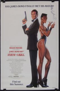 View to A Kill 1985 Roger Moore Grace Jones James Bond Advance Movie