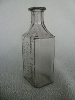 Antique Montana Medicine Bottle Glendive Mont NO DAMAGE pharmacy