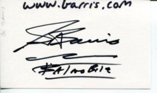 George Barris Batmobile Car Munster Koach Creator Signed Autograph