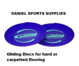 Exercise Gliding Disc Pairs Carpet or Hard Flooring Legsthighs Home