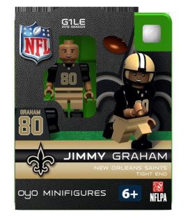 Jimmy Graham Oyo Mini Fig Figure Lego Compatible New Orleans Saints