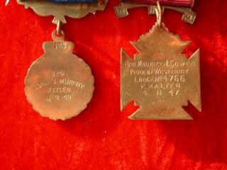 Vintage Raob Enamelled Medals Jewels Westbury Lodge 4766 1931 33 47
