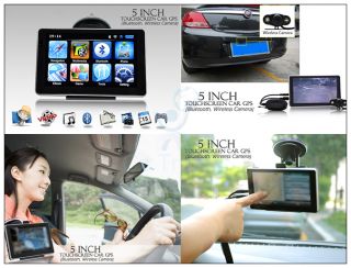 inch Touchscreen Car GPS Navigator AV in w Wireless Backup Rearview