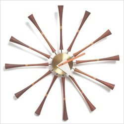 Spindle Wall Clock OUR SKU# GNS1106 MPN G092019 Condition