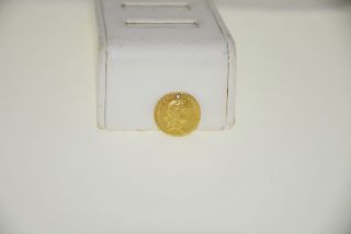 1718 George I First Quarter Guinea France Fine Gold Coin