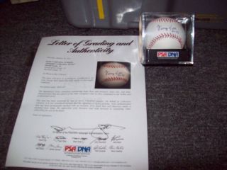GEORGE KELL Single Signed Baseball PSA DNA Graded GEM MINT 10 10 10