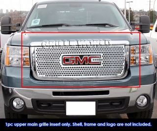 07 10 GMC Sierra 2500 3500 HD Stainless Punch Grille