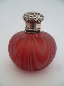  Perfume Bottle Solid Siver Hallmarked Saunders Shepherd 1894
